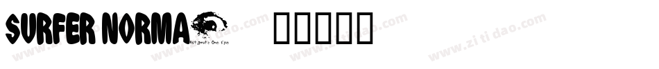 Surfer Normal字体转换